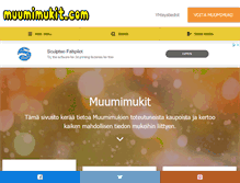 Tablet Screenshot of muumimukit.com